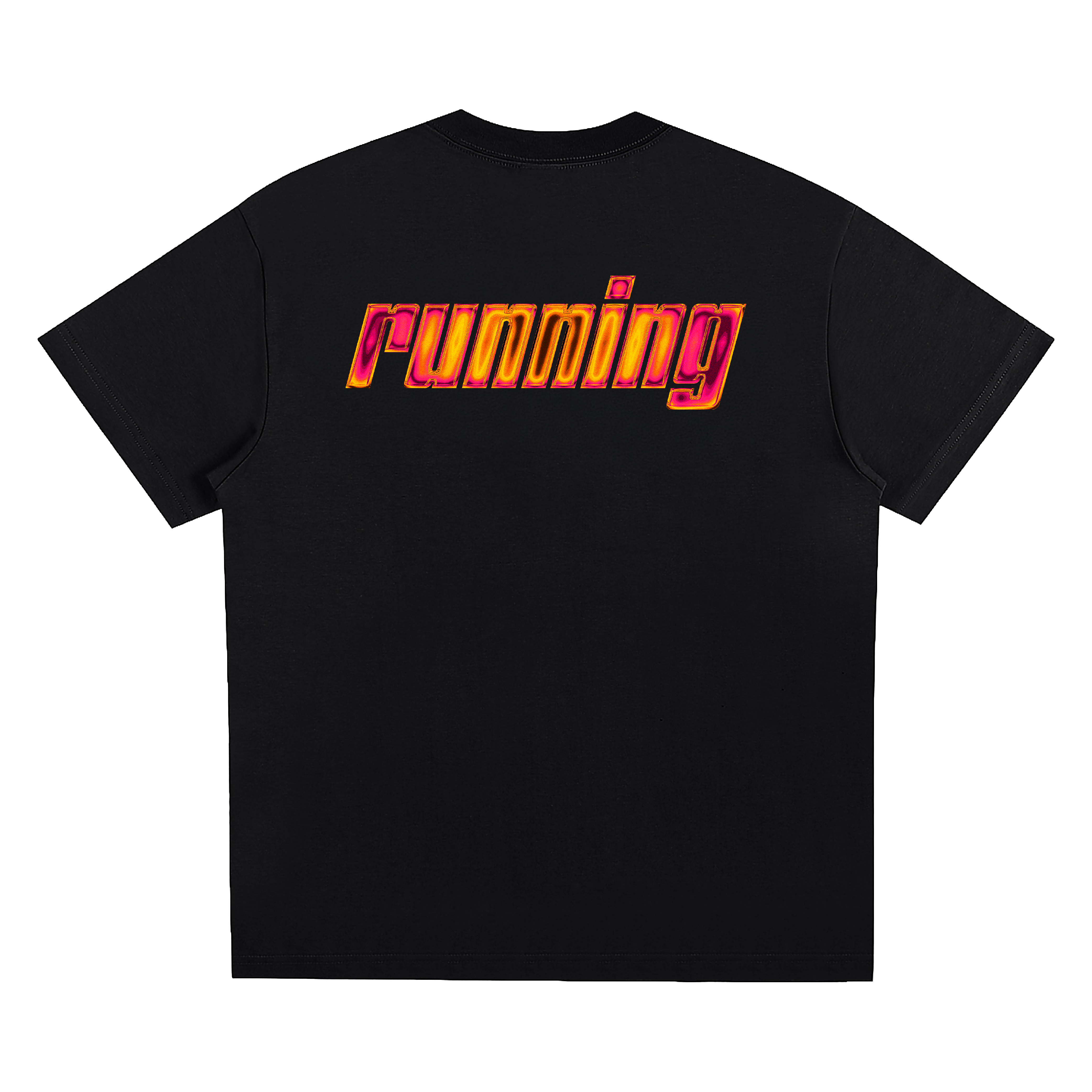 Chrome Running Tee (Lava)