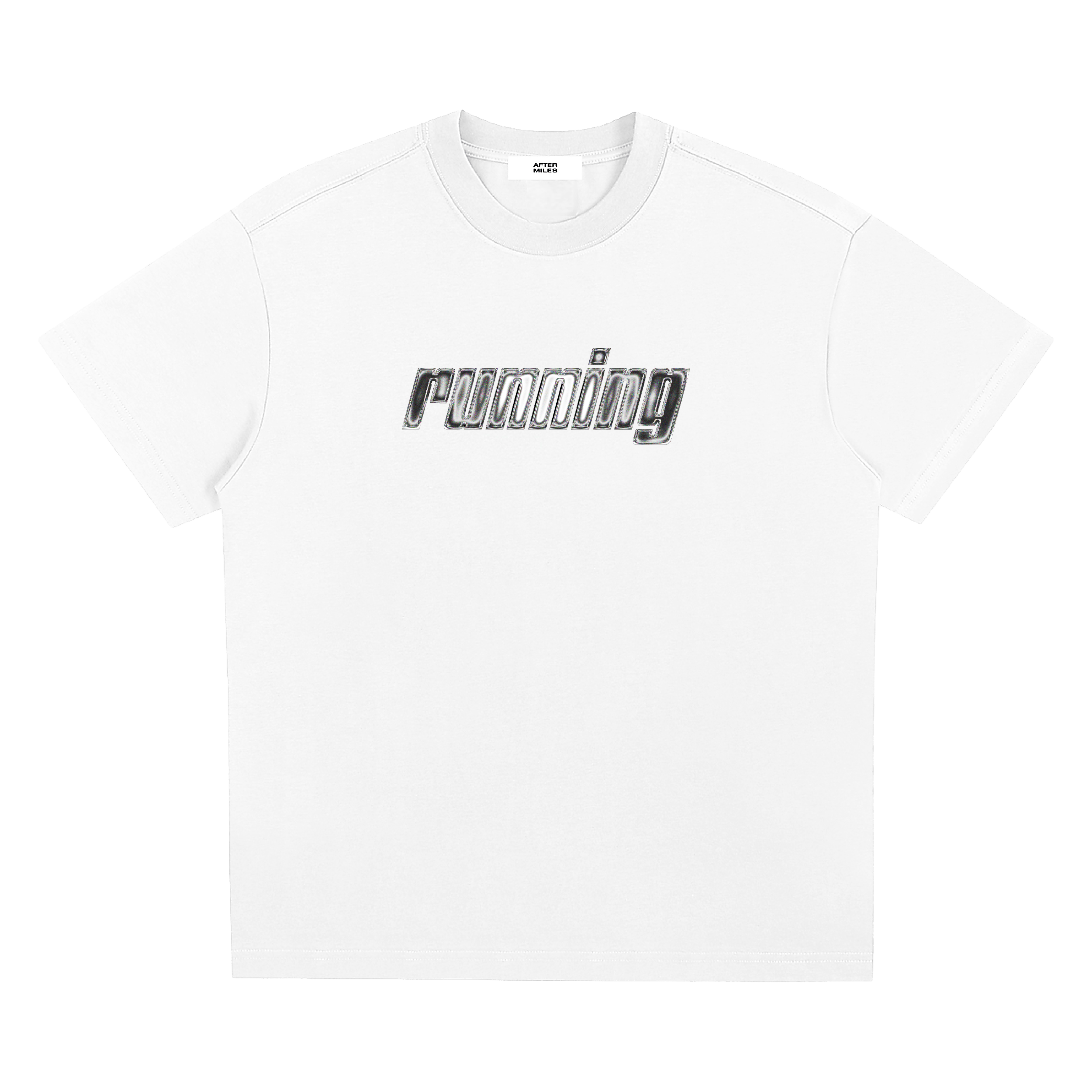 Chrome Running Tee (Stone)