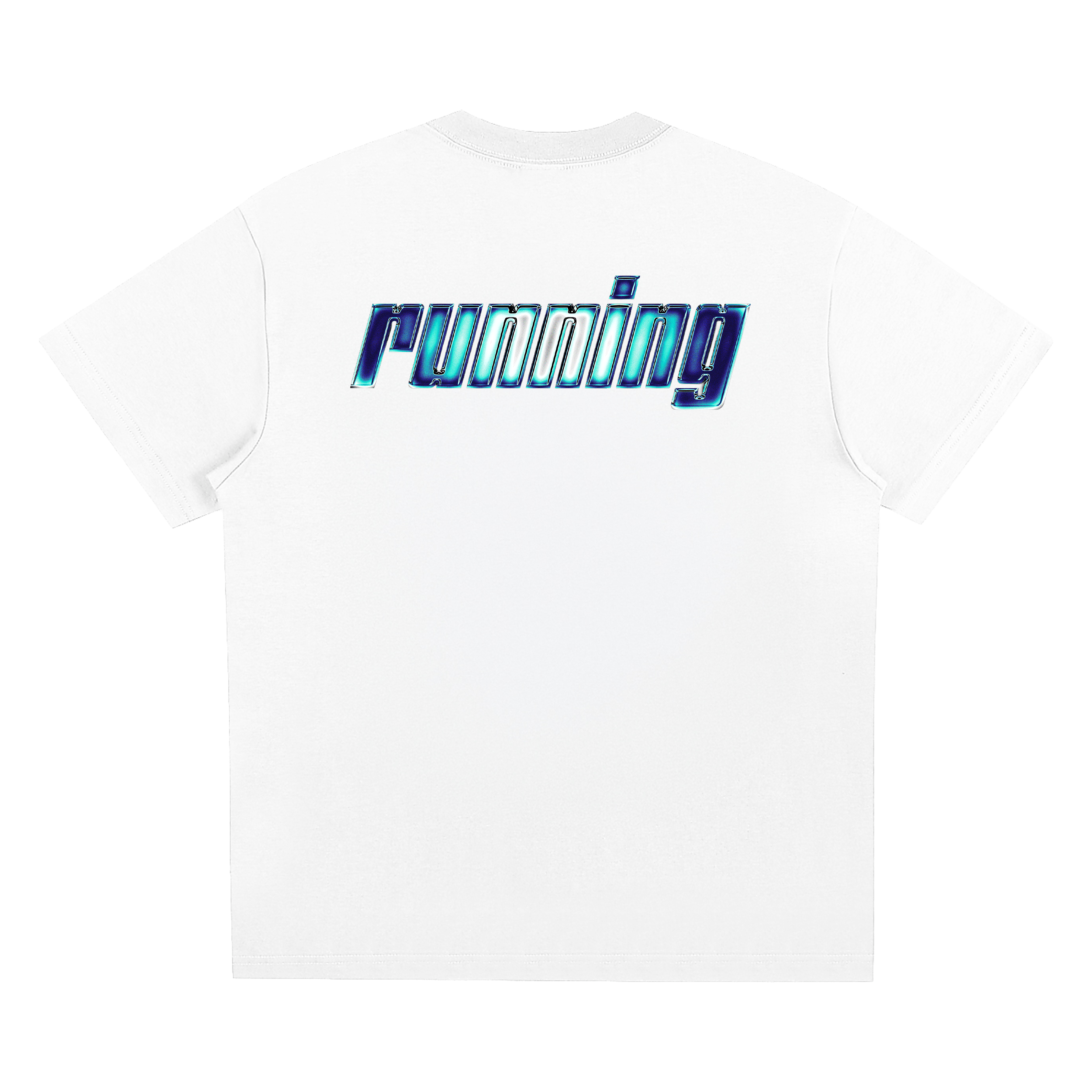 Chrome Running Tee (Ice)