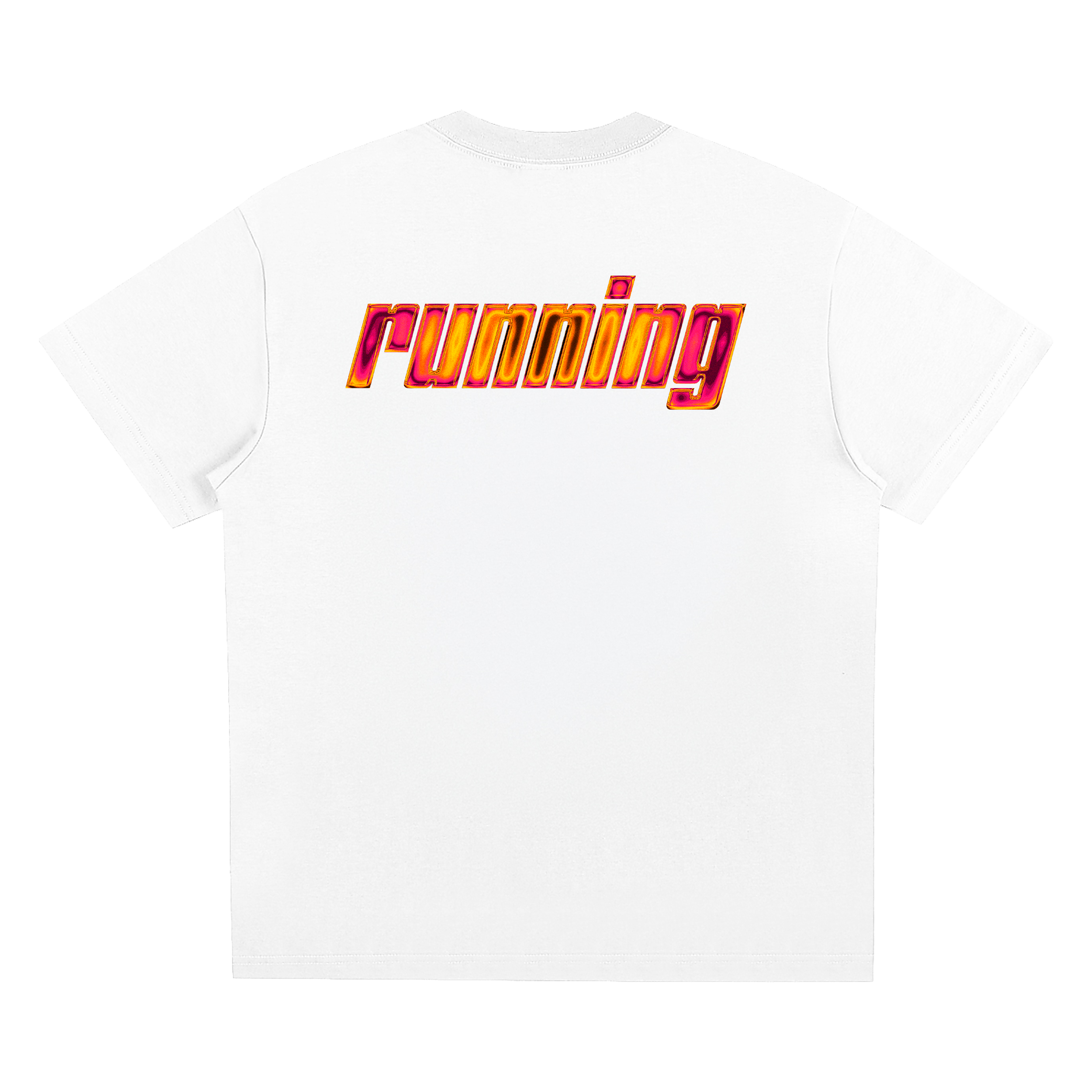 Chrome Running Tee (Lava)