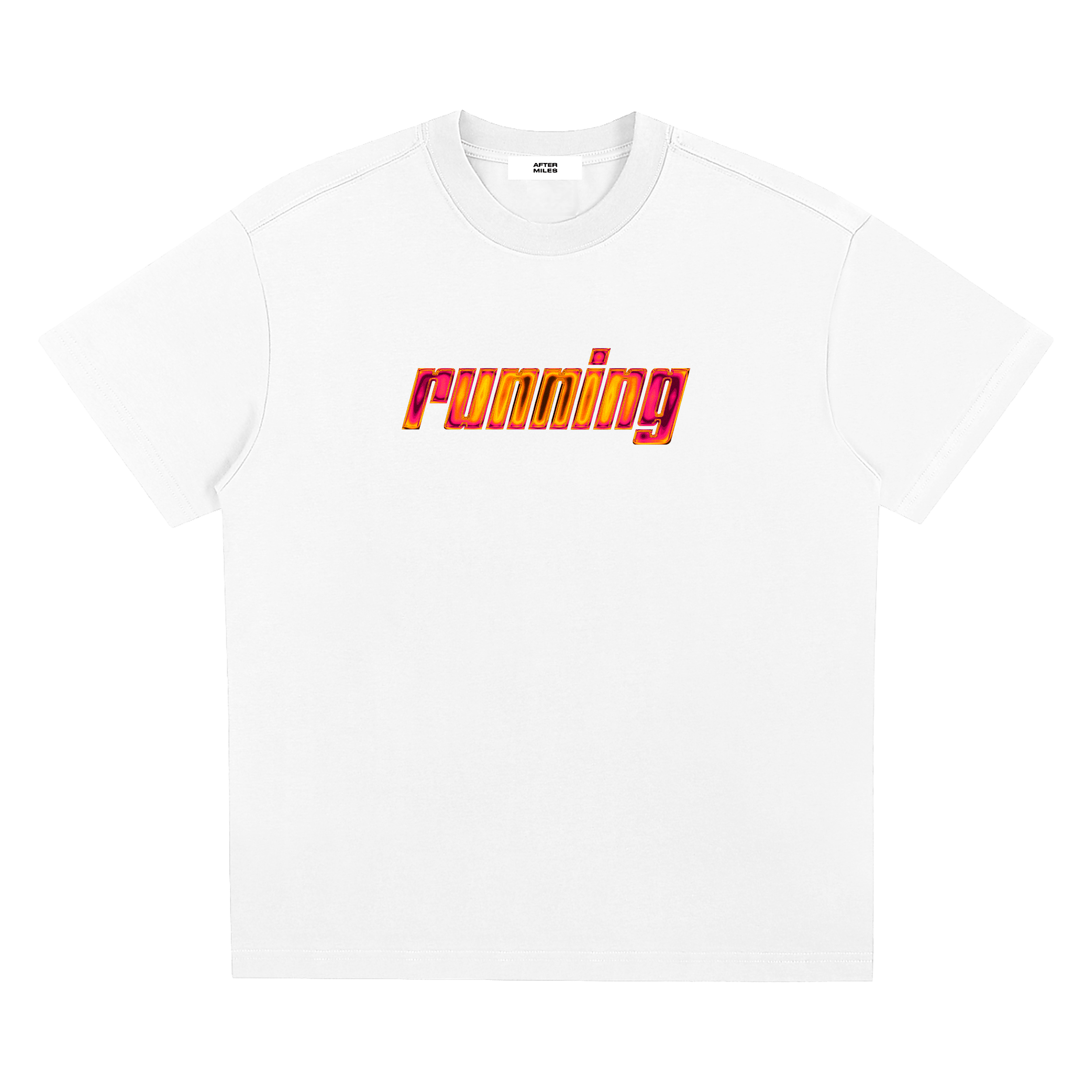 Chrome Running Tee (Lava)