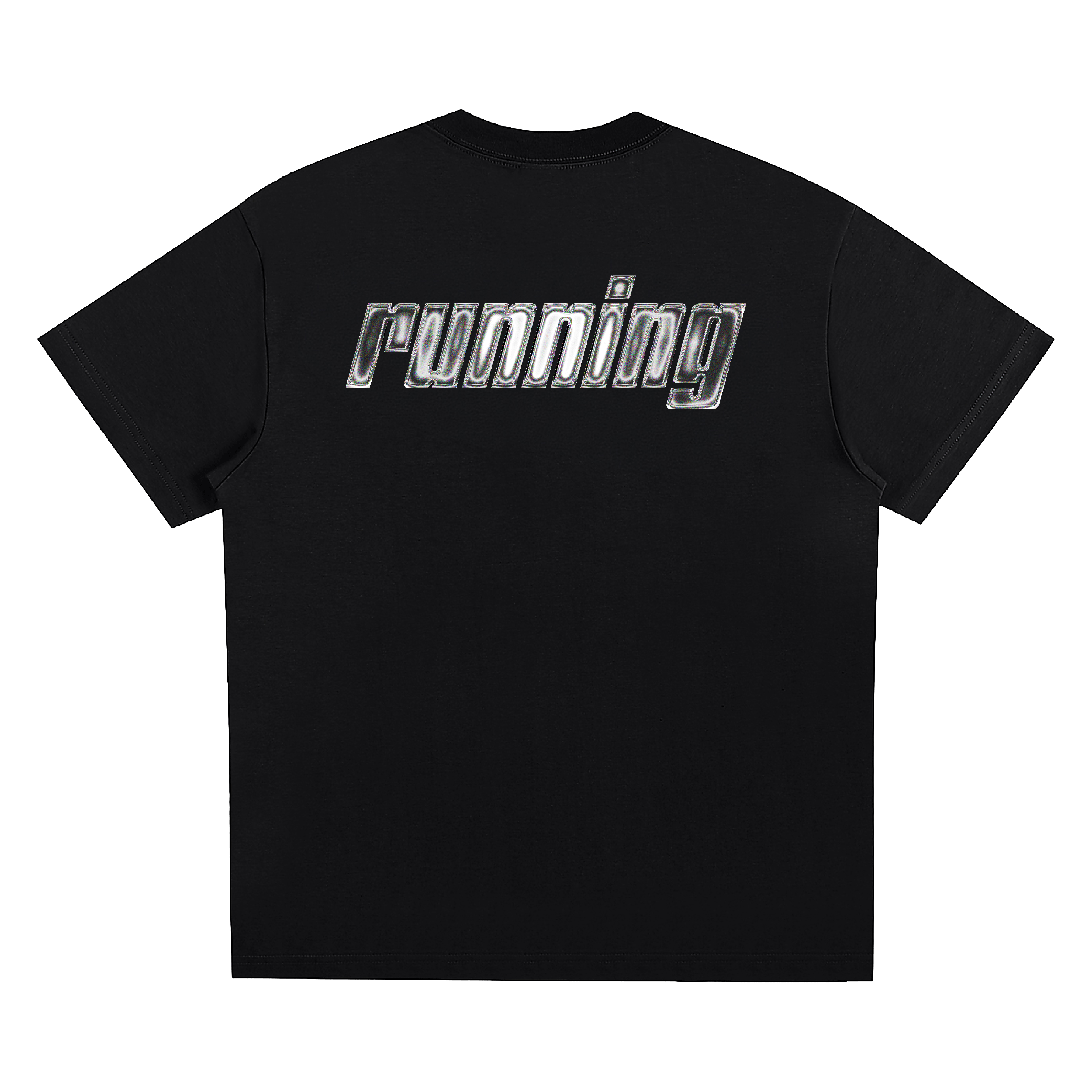 Chrome Running Tee (Stone)