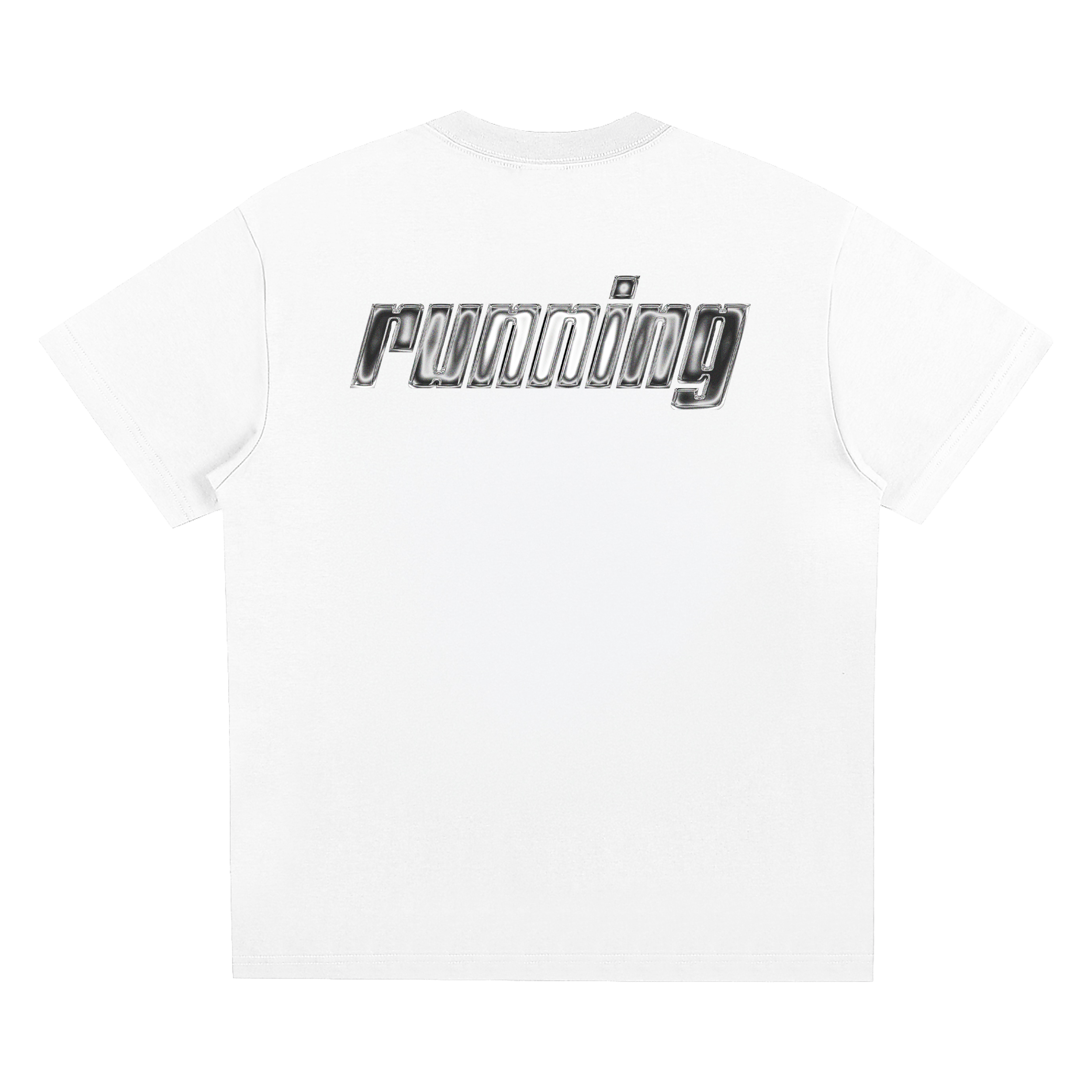 Chrome Running Tee (Stone)